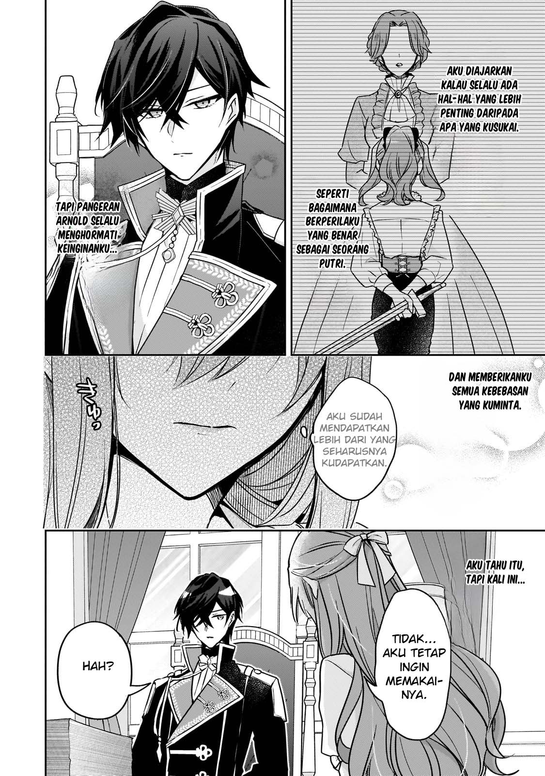 Loop 7-kaime no Akuyaku Reijou wa, Moto Tekikoku de Jiyuu Kimama na Hanayome Seikatsu wo Mankitsu suru Chapter 31 - halaman 7