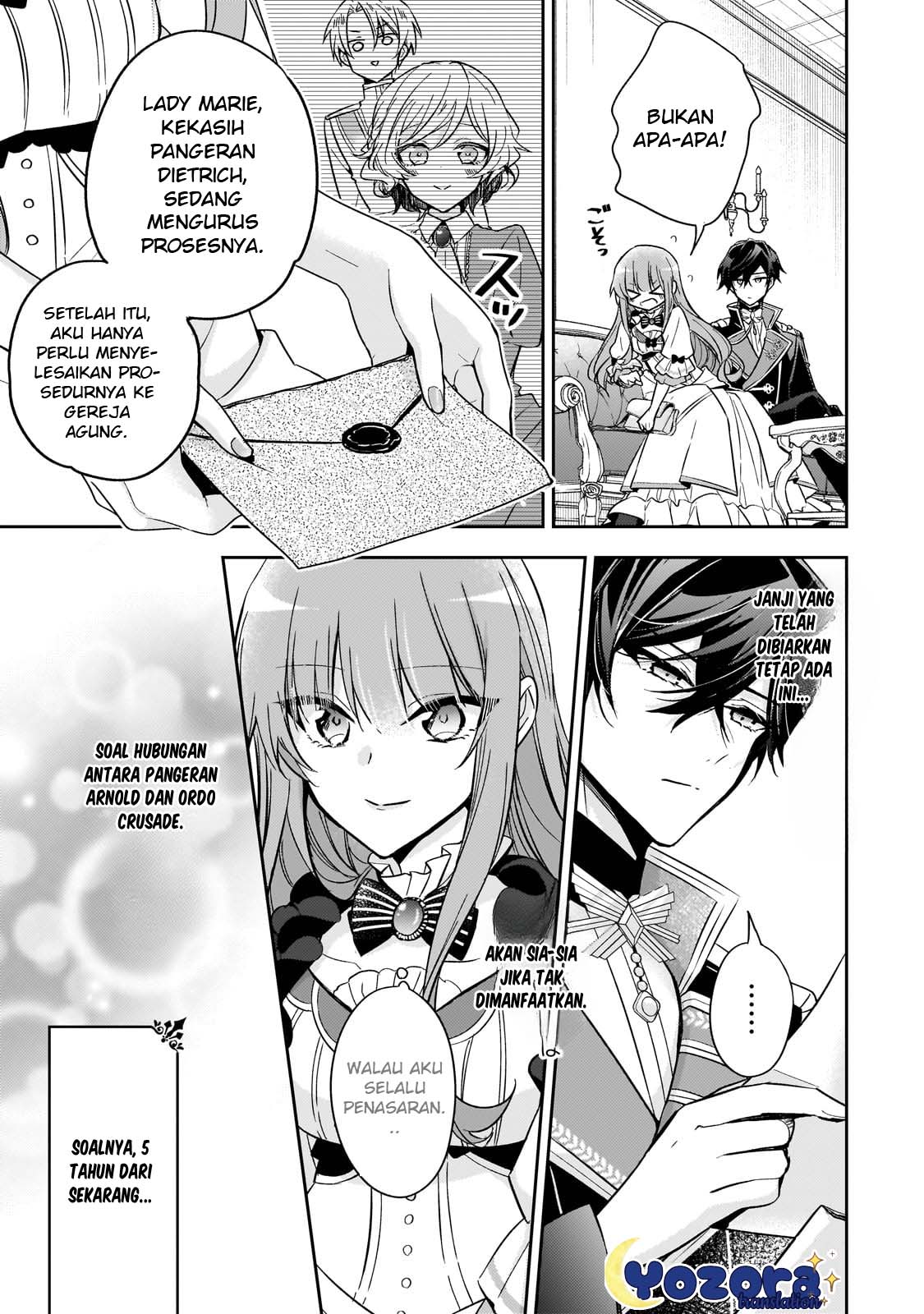 Loop 7-kaime no Akuyaku Reijou wa, Moto Tekikoku de Jiyuu Kimama na Hanayome Seikatsu wo Mankitsu suru Chapter 32 - halaman 12