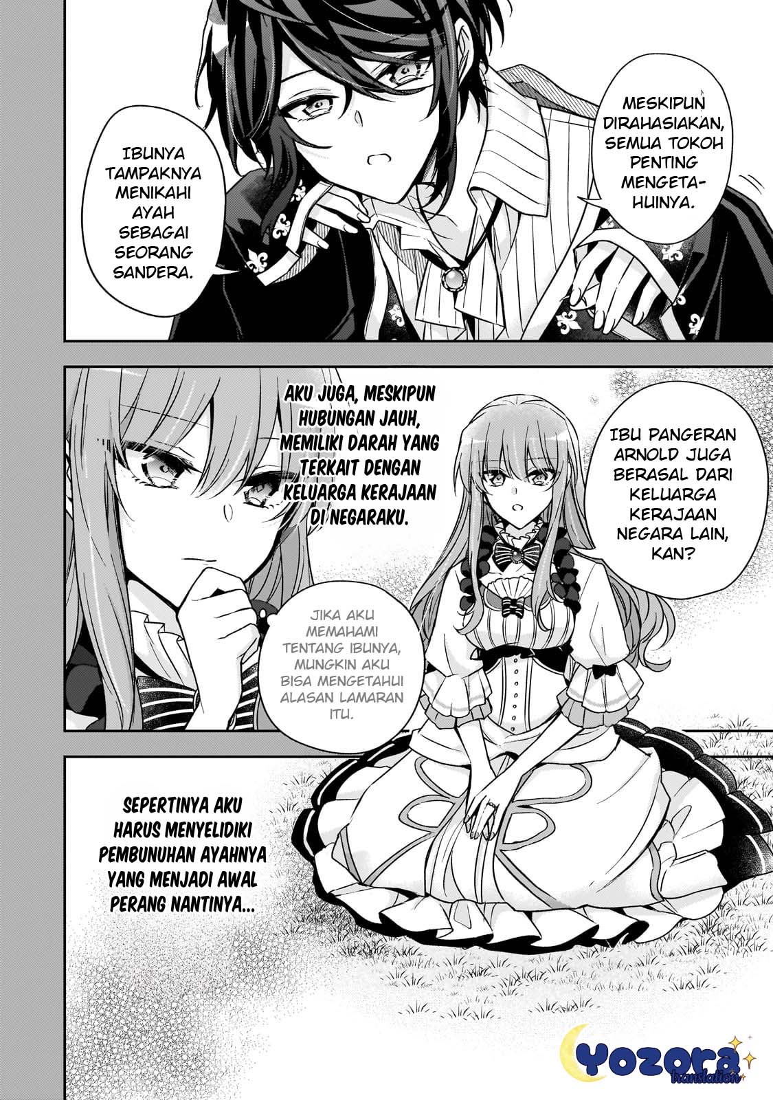 Loop 7-kaime no Akuyaku Reijou wa, Moto Tekikoku de Jiyuu Kimama na Hanayome Seikatsu wo Mankitsu suru Chapter 32 - halaman 7