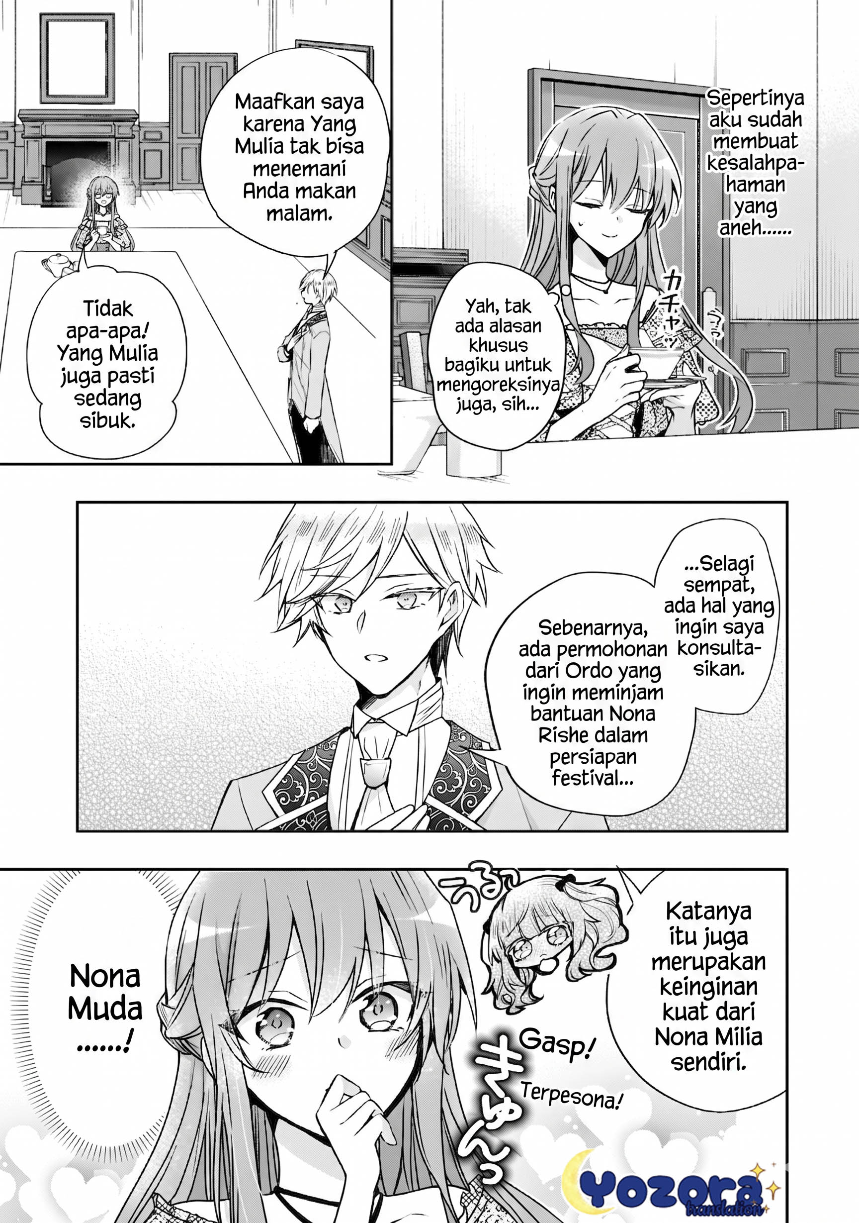 Loop 7-kaime no Akuyaku Reijou wa, Moto Tekikoku de Jiyuu Kimama na Hanayome Seikatsu wo Mankitsu suru Chapter 36 - halaman 12