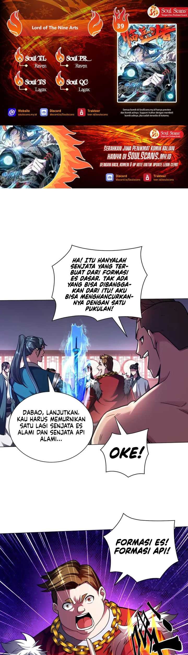 Lord of Nine Arts Chapter 39 - halaman 1