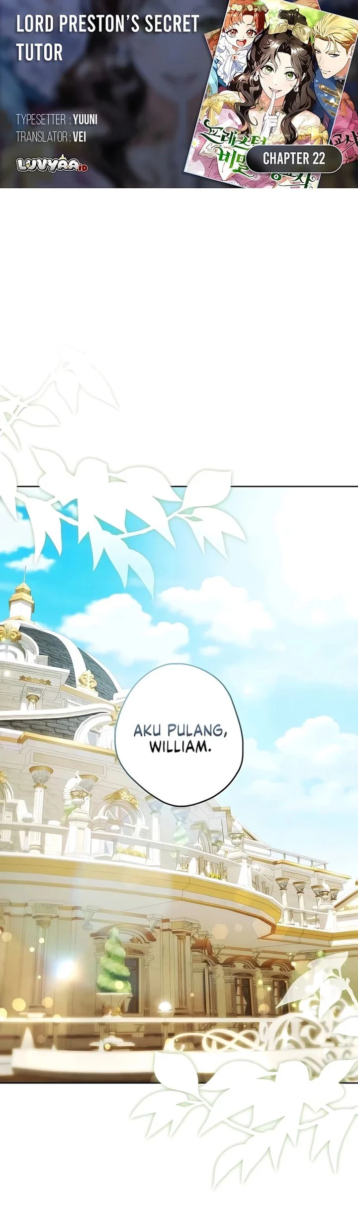 Lord Preston’s Secret Tutor Chapter 22 - halaman 1