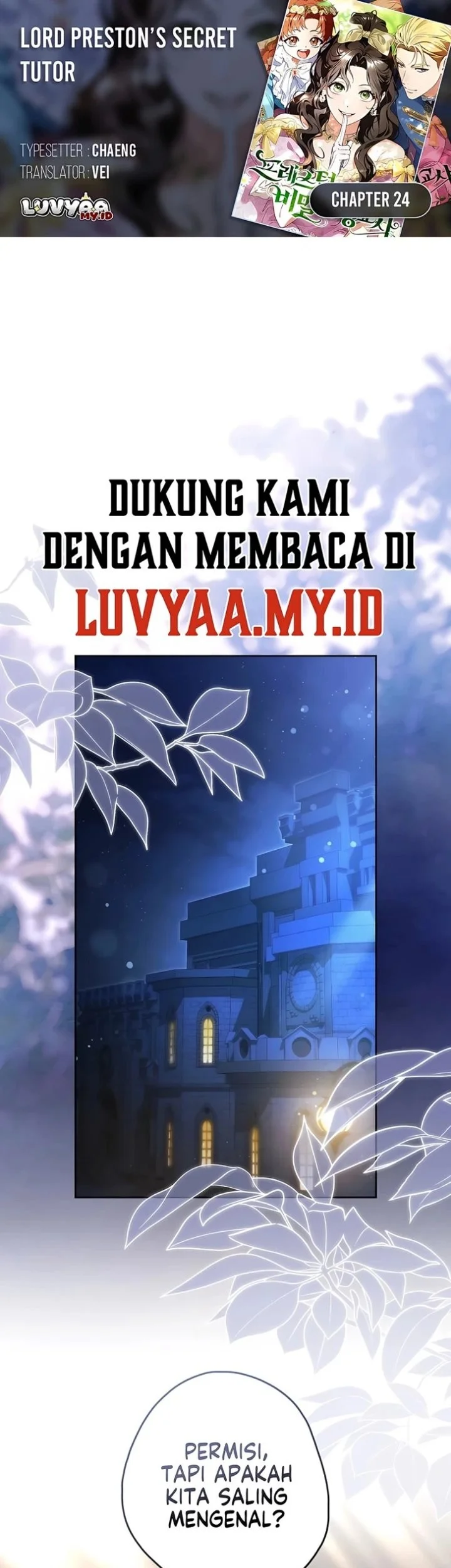 Lord Preston’s Secret Tutor Chapter 24 - halaman 2