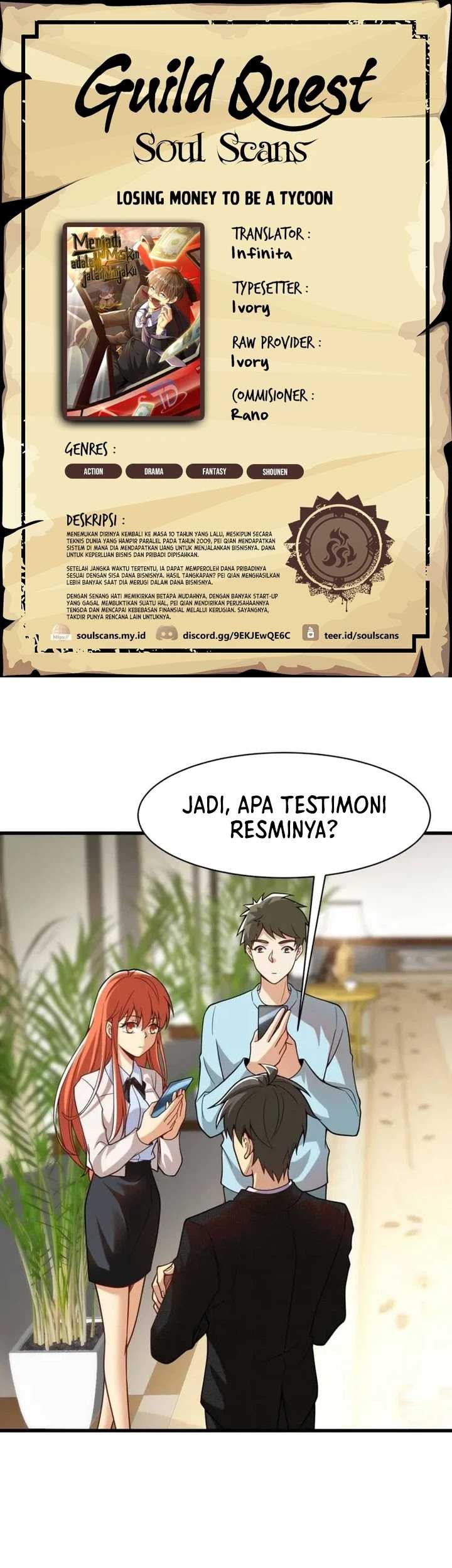 Losing Money to Be a Tycoon Chapter 131 - halaman 1