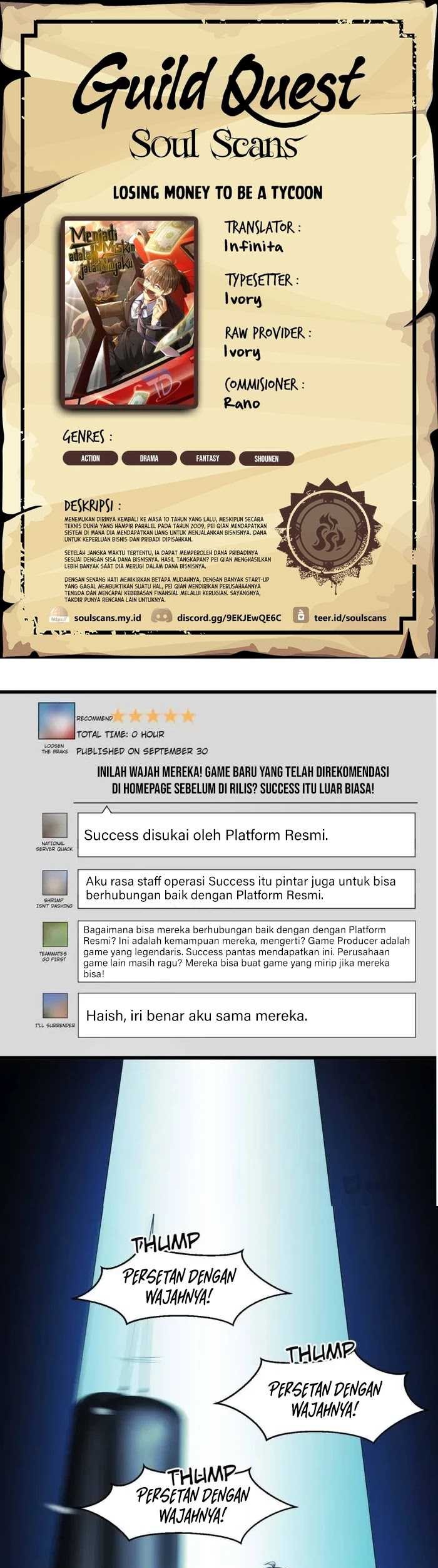 Losing Money to Be a Tycoon Chapter 133 - halaman 1