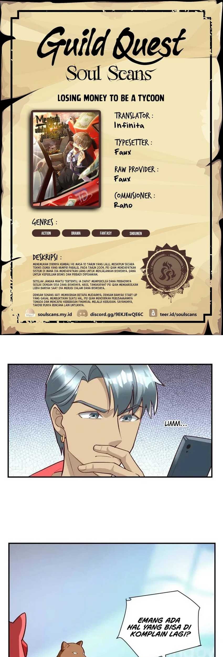 Losing Money to Be a Tycoon Chapter 137 - halaman 1