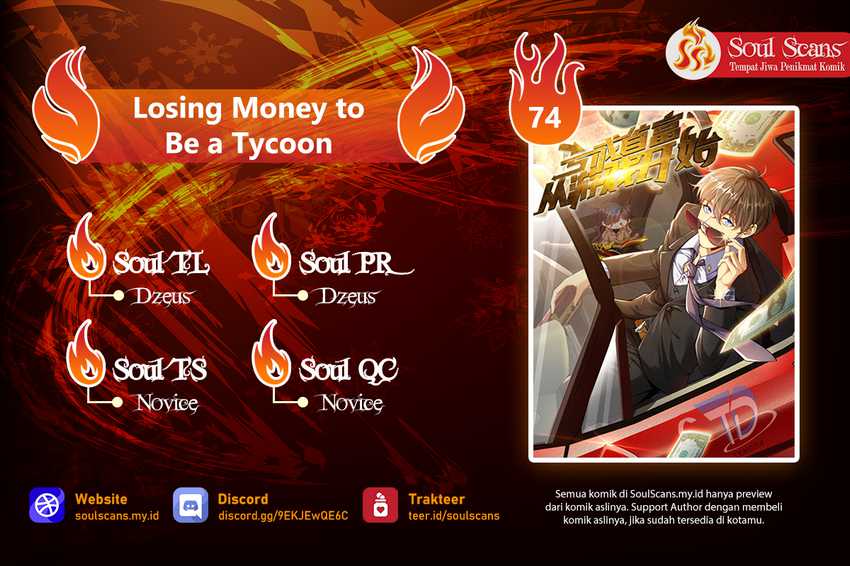 Losing Money to Be a Tycoon Chapter 74 - halaman 1