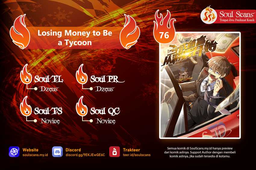 Losing Money to Be a Tycoon Chapter 76 - halaman 1
