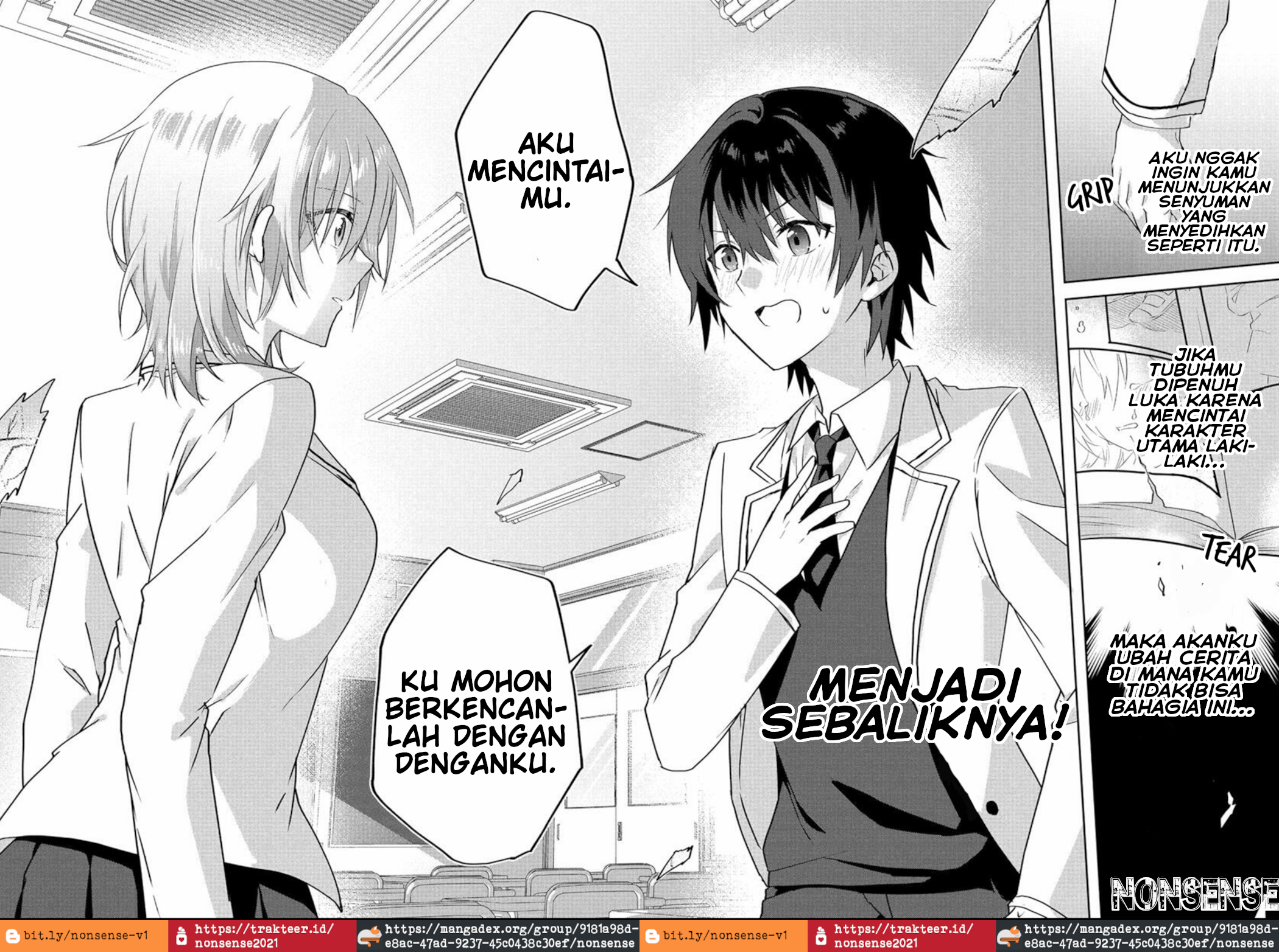 Love Comedy Manga ni Haitteshimatta node, Oshi no Make Heroine wo Zenryoku de Shiawase ni Suru Chapter 1 - halaman 18