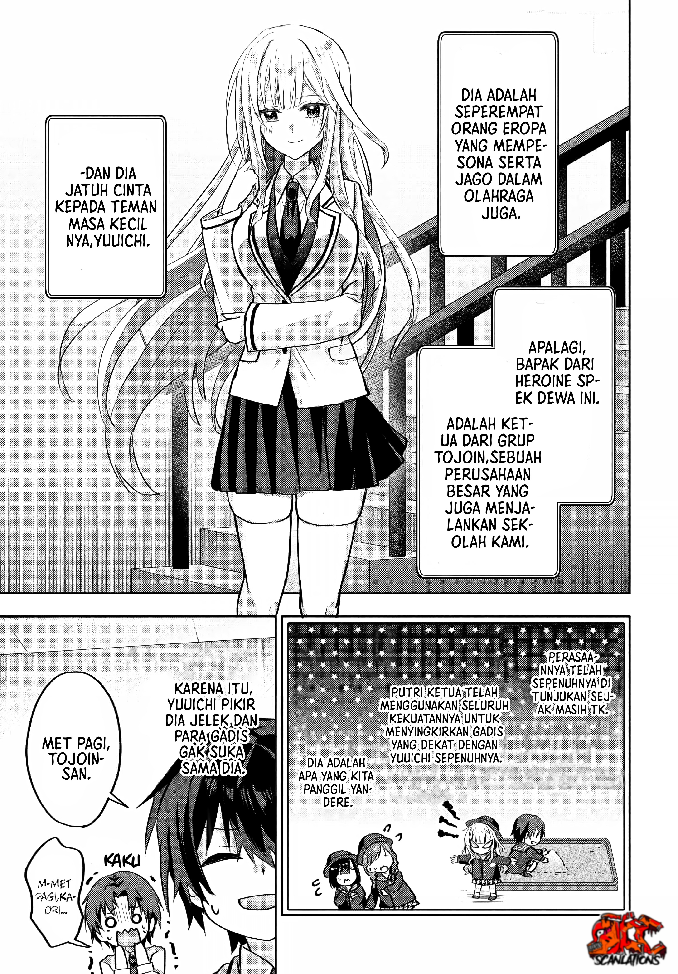 Love Comedy Manga ni Haitteshimatta node, Oshi no Make Heroine wo Zenryoku de Shiawase ni Suru Chapter 3.1 - halaman 8