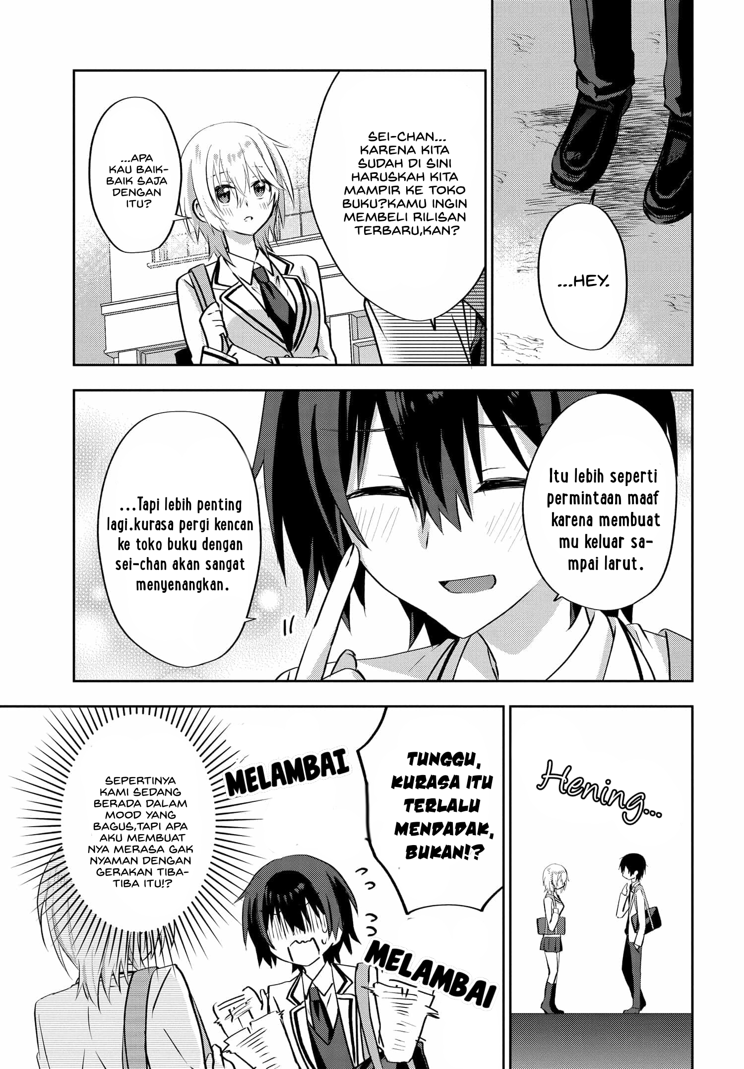Love Comedy Manga ni Haitteshimatta node, Oshi no Make Heroine wo Zenryoku de Shiawase ni Suru Chapter 4.2 - halaman 11