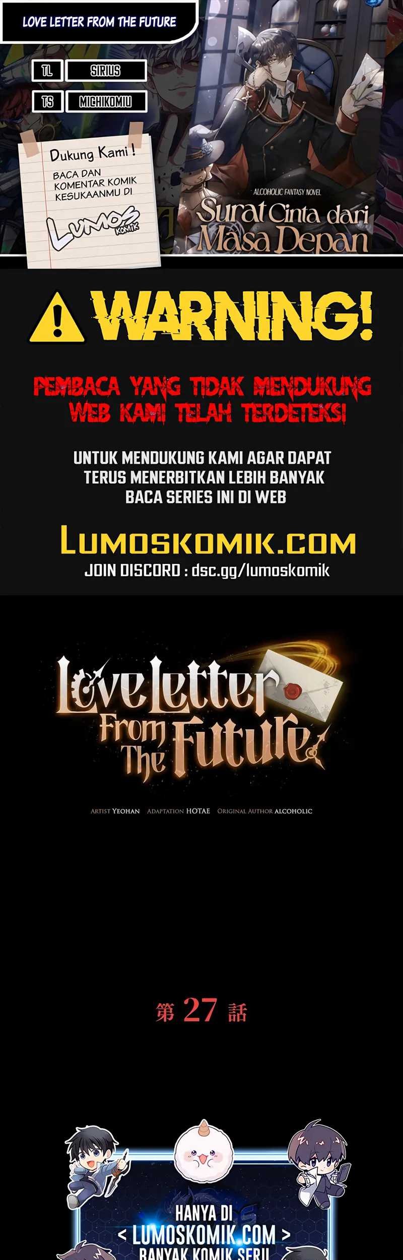 Love Letter From The Future Chapter 27 - halaman 1