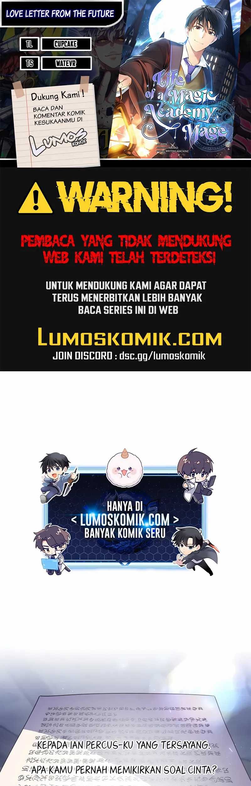 Love Letter From The Future Chapter 31 - halaman 1