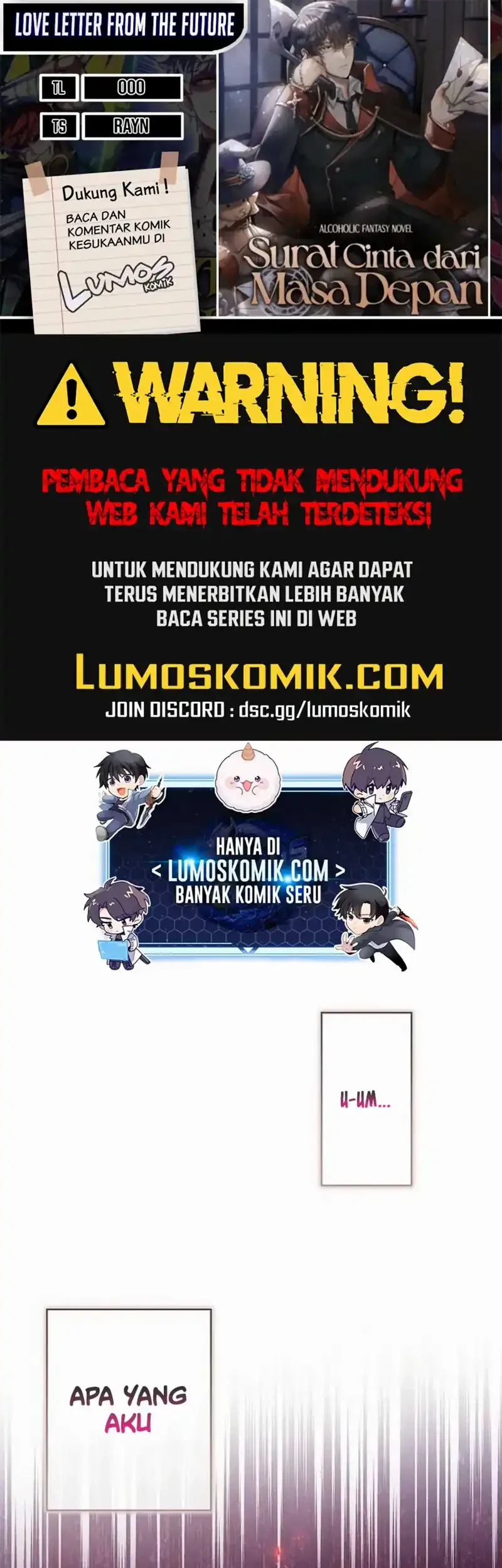 Love Letter From The Future Chapter 35 - halaman 1