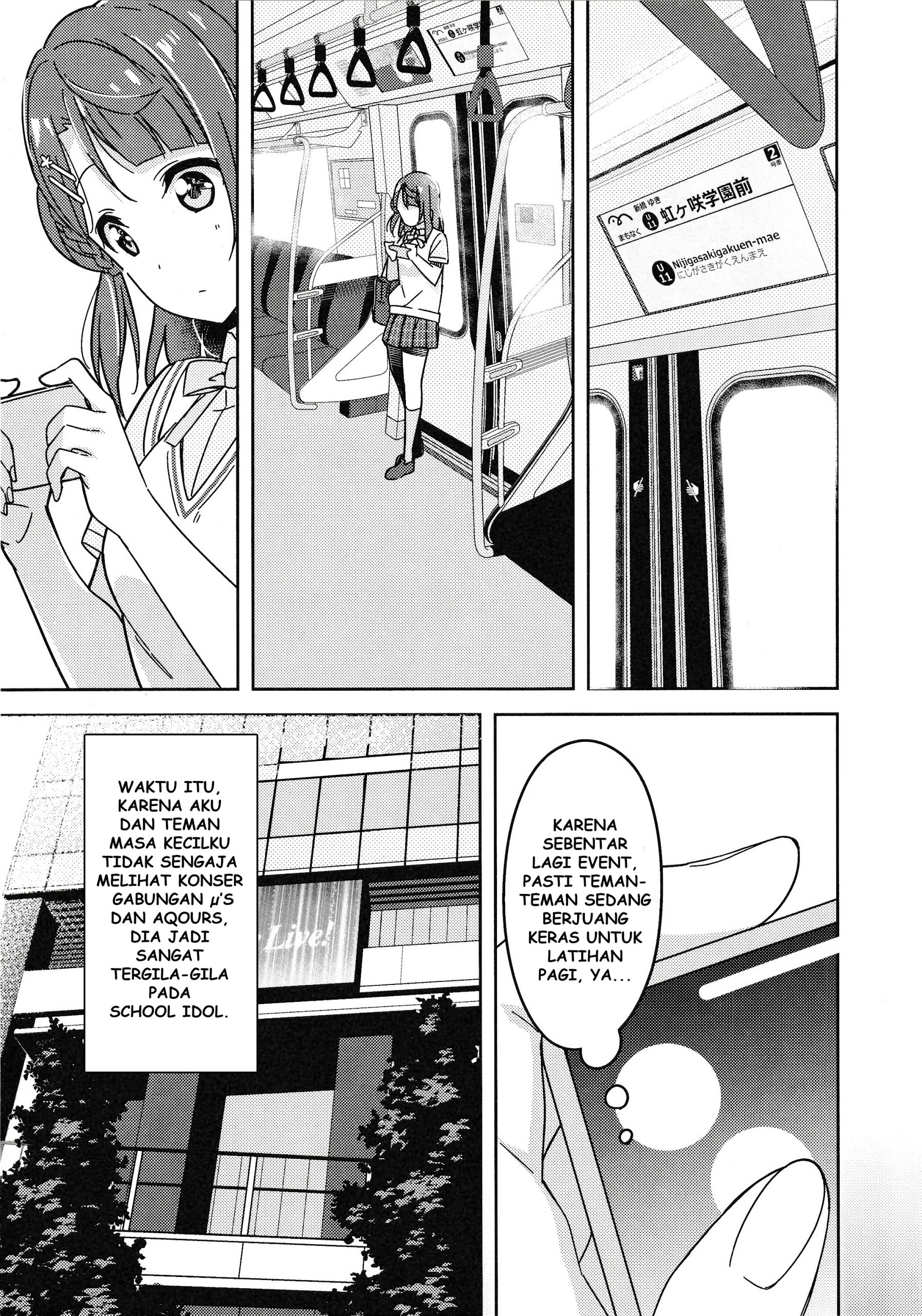 Love Live! Nijigasaki Gakuen School Idol Doukoukai: Kizuna Comic Book Chapter 1 - halaman 7