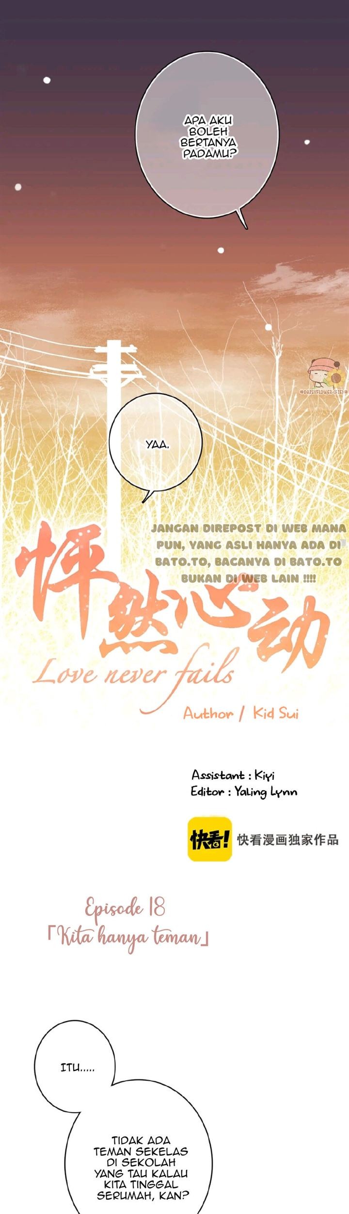 Love Never Fails Chapter 18 - halaman 2