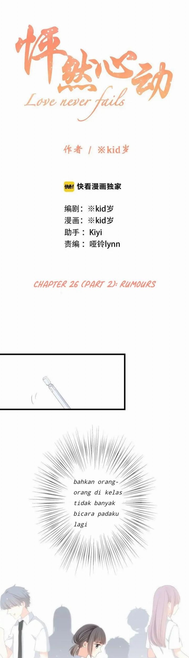 Love Never Fails Chapter 26.2 - halaman 1