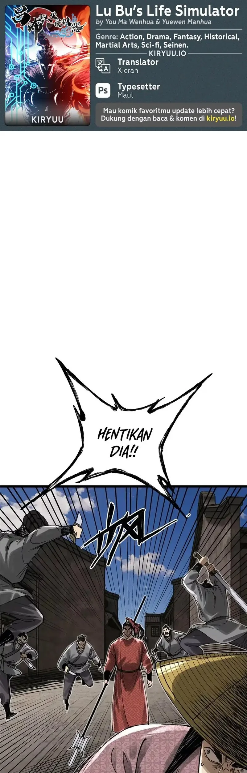 Lu Bu’s Life Simulator Chapter 144 - halaman 1
