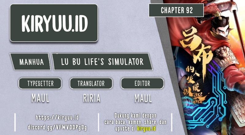 Lu Bu’s Life Simulator Chapter 92 - halaman 1