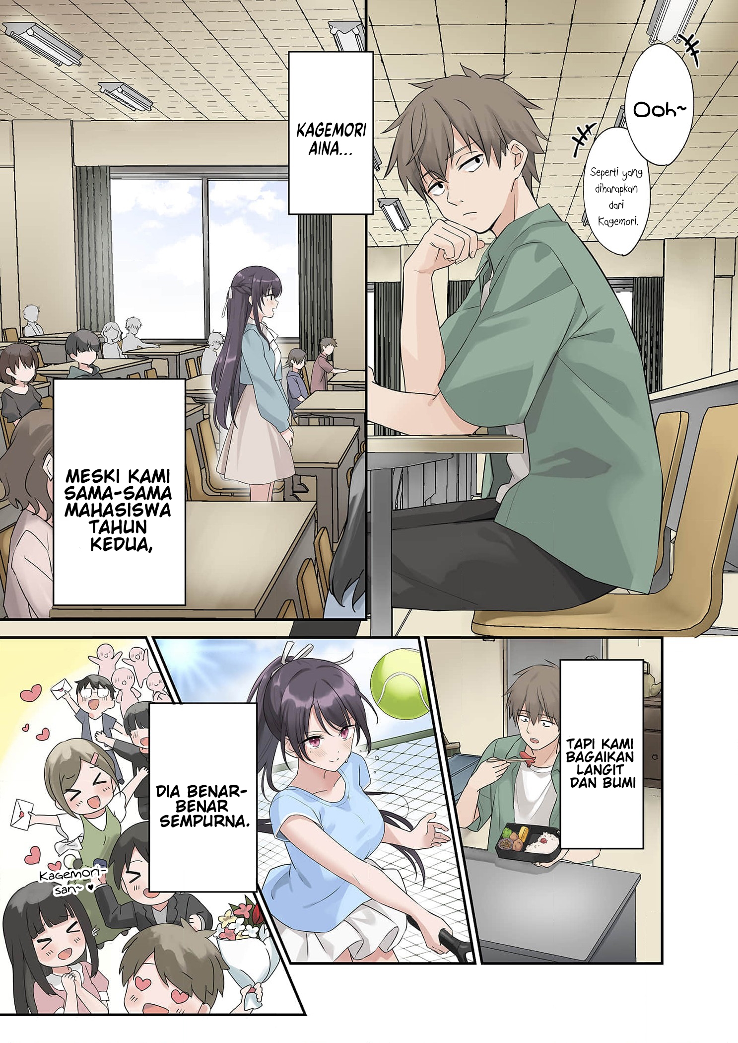 Lying Girlfriend Kagemori-san Chapter 1 - halaman 4