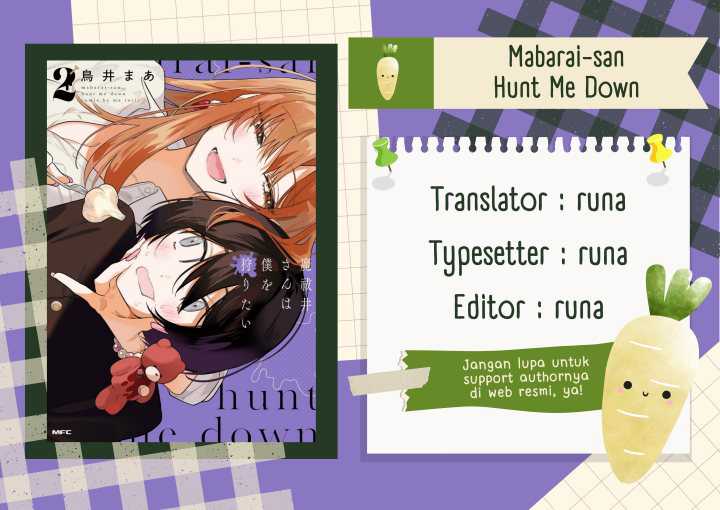 Mabarai-san Hunts Me Down Chapter 9.2 - halaman 1