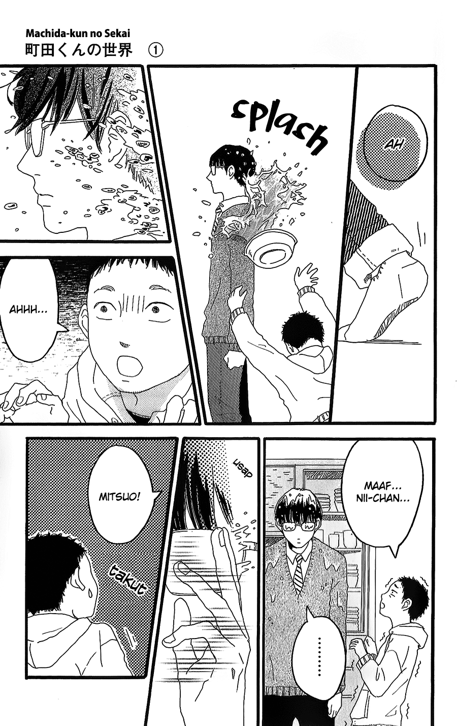 Machida-kun no Sekai Chapter 1 - halaman 10