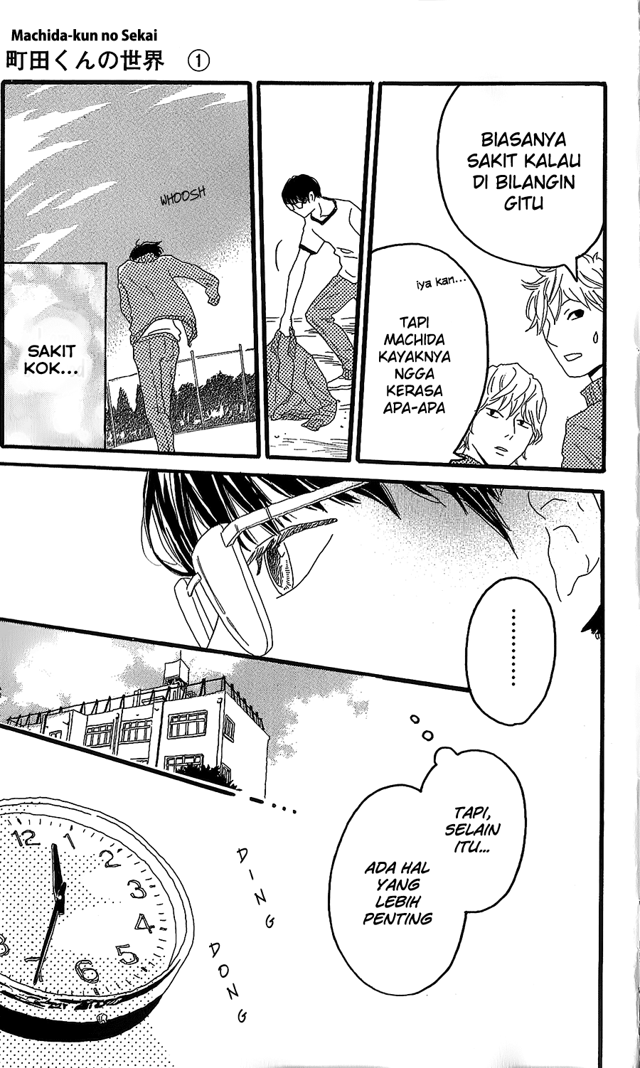 Machida-kun no Sekai Chapter 1 - halaman 22