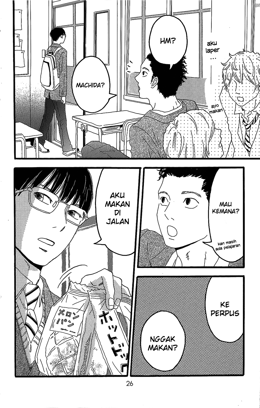 Machida-kun no Sekai Chapter 1 - halaman 23