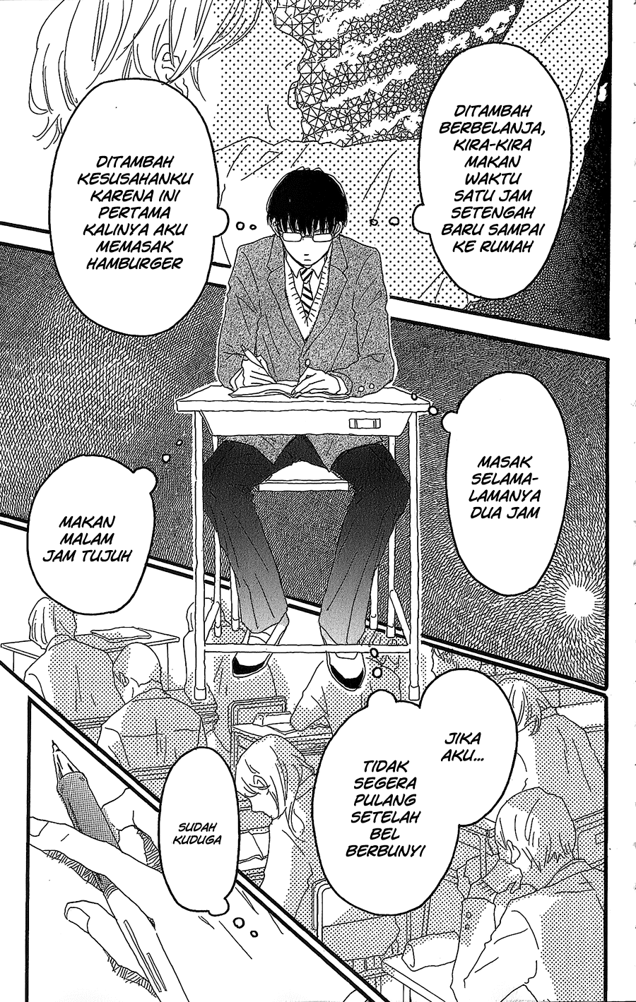 Machida-kun no Sekai Chapter 1 - halaman 28