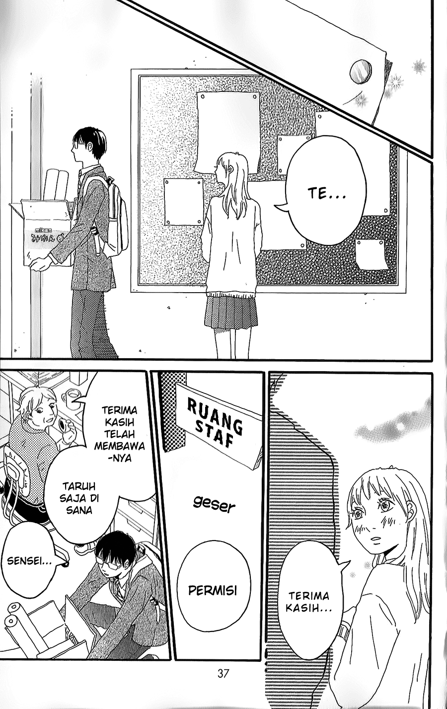 Machida-kun no Sekai Chapter 1 - halaman 34