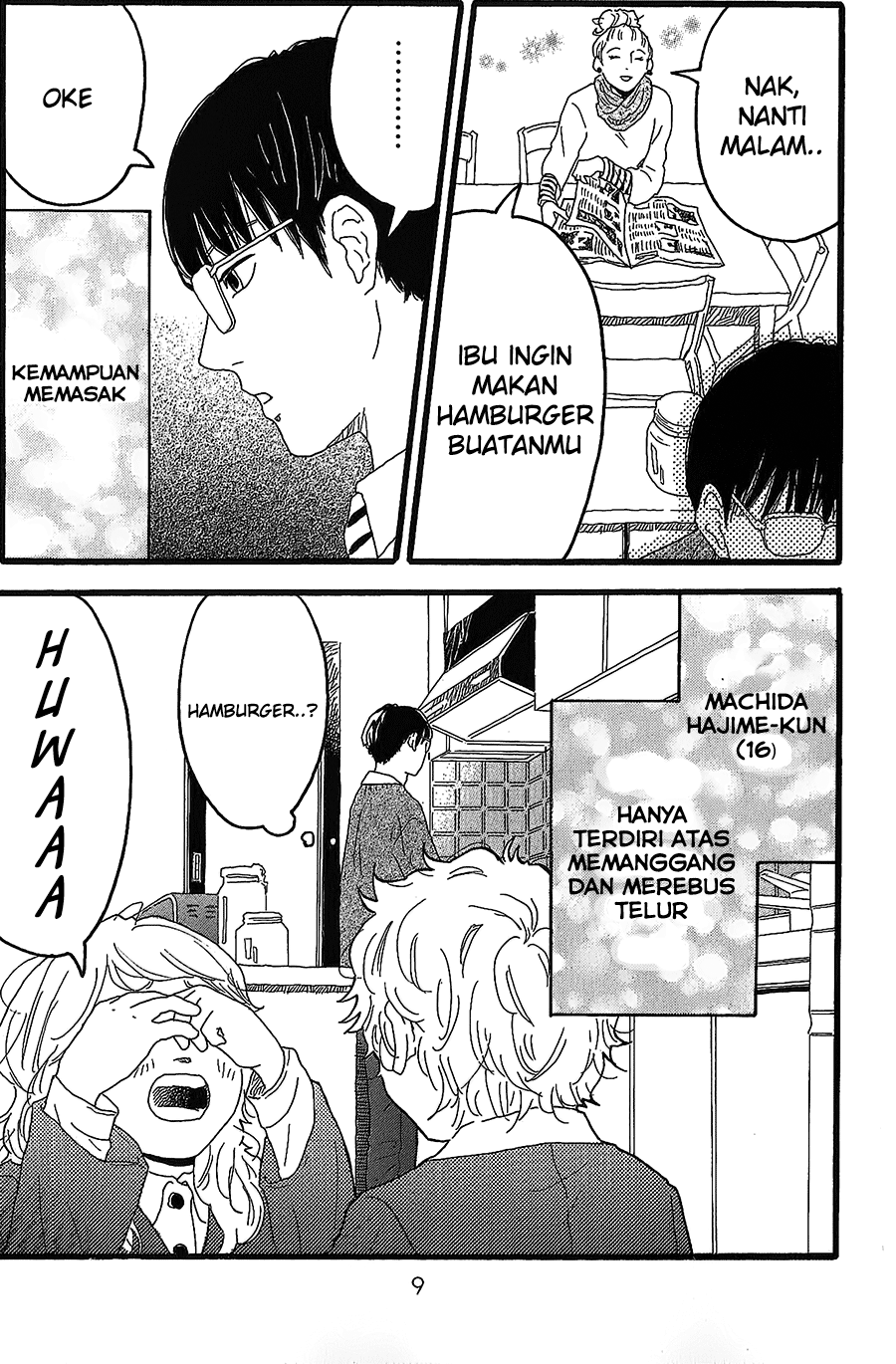 Machida-kun no Sekai Chapter 1 - halaman 6