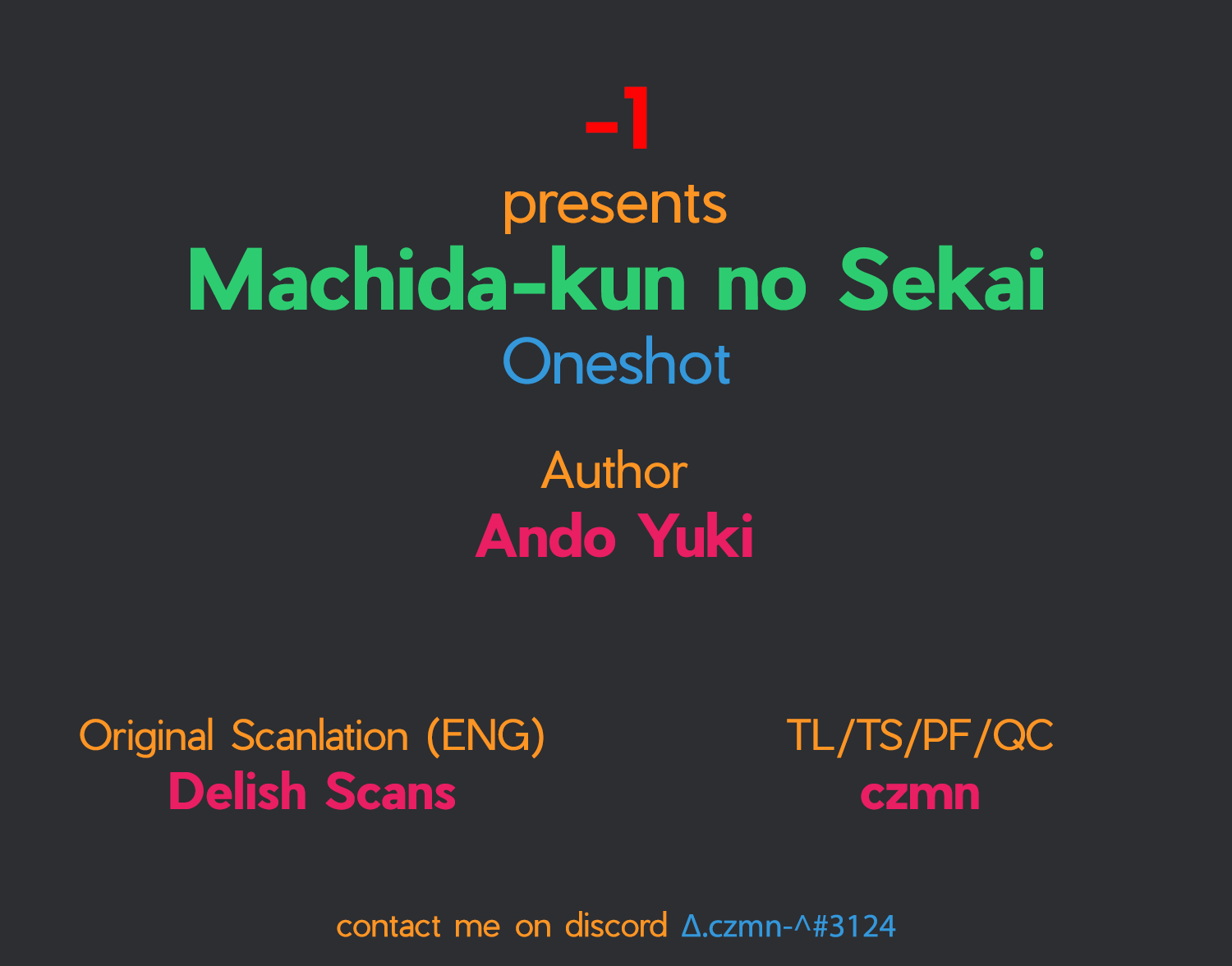 Machida-kun's World Chapter 0 - halaman 7