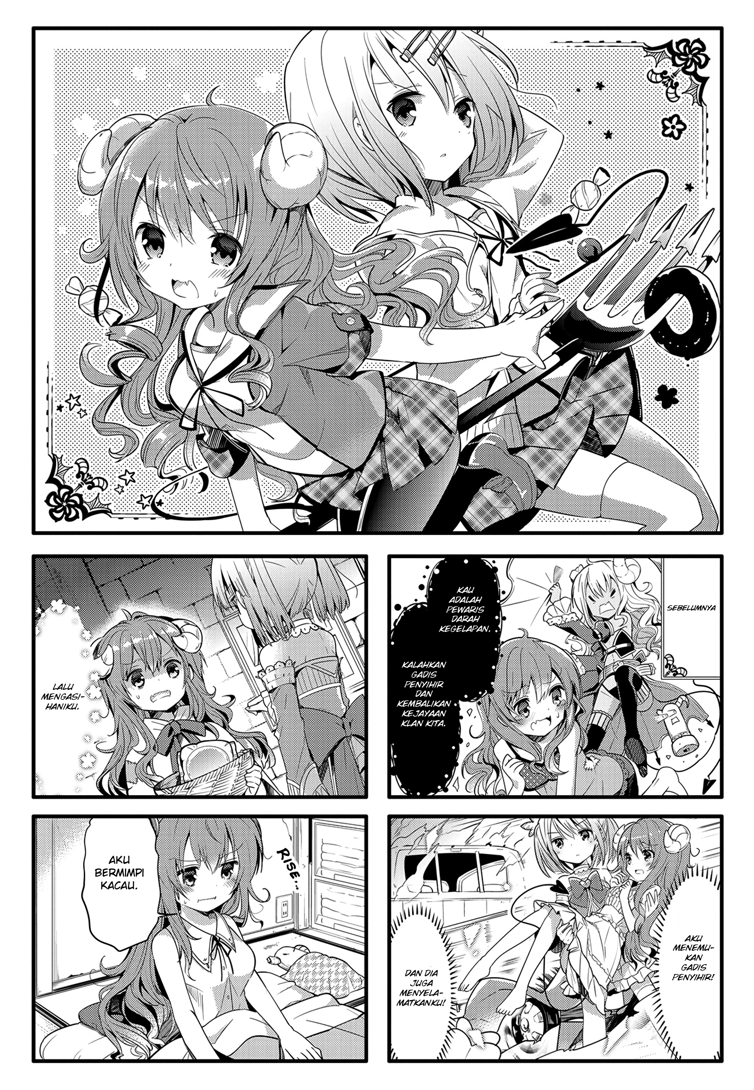 Machikado Mazoku Chapter 2 - halaman 1