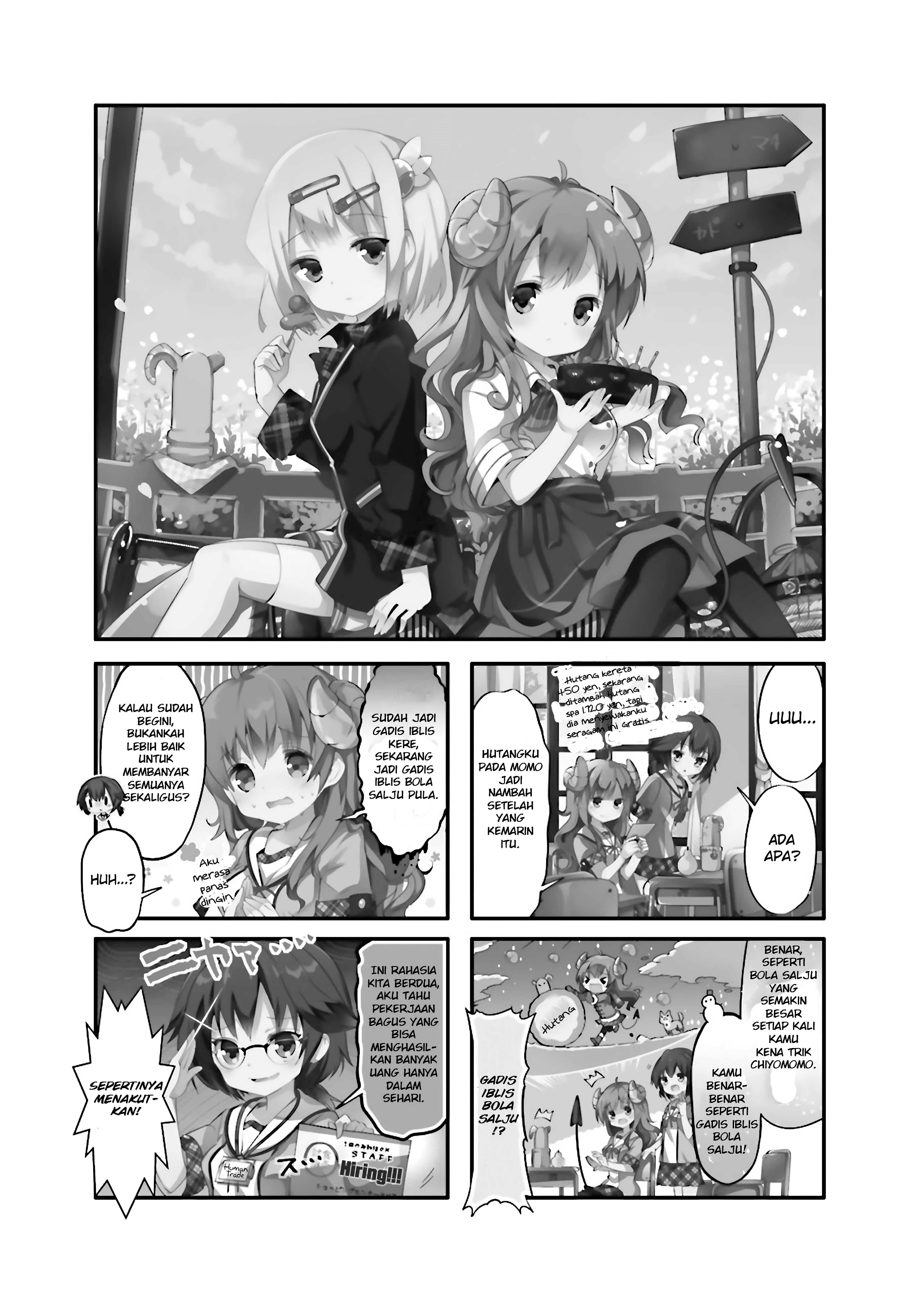 Machikado Mazoku Chapter 8 - halaman 1