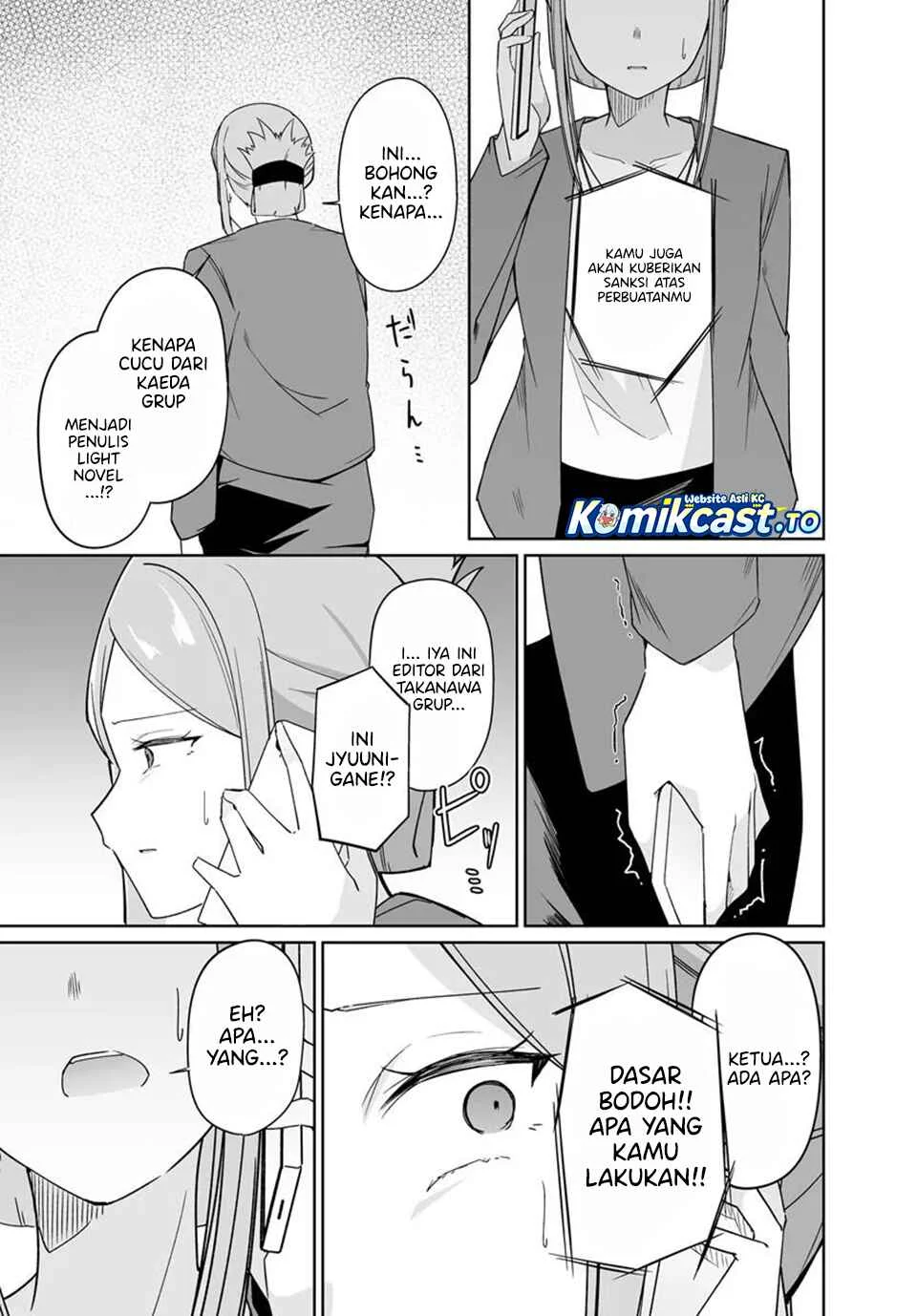 Madogiwa Henshuu to Baka ni Sareta Ore ga, Futago JK to Doukyo suru Koto ni Natta Chapter 13.1 - halaman 12