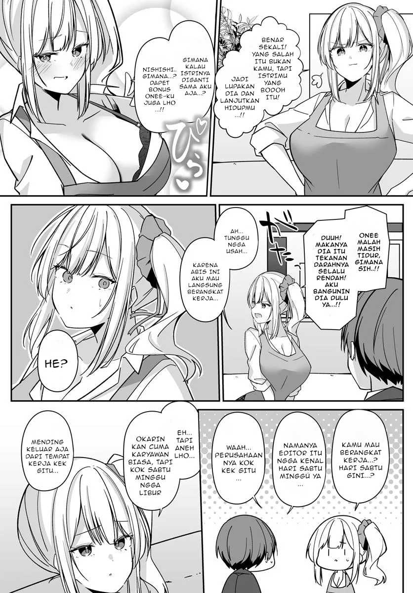Madogiwa Henshuu to Baka ni Sareta Ore ga, Futago JK to Doukyo suru Koto ni Natta Chapter 2.1 - halaman 9
