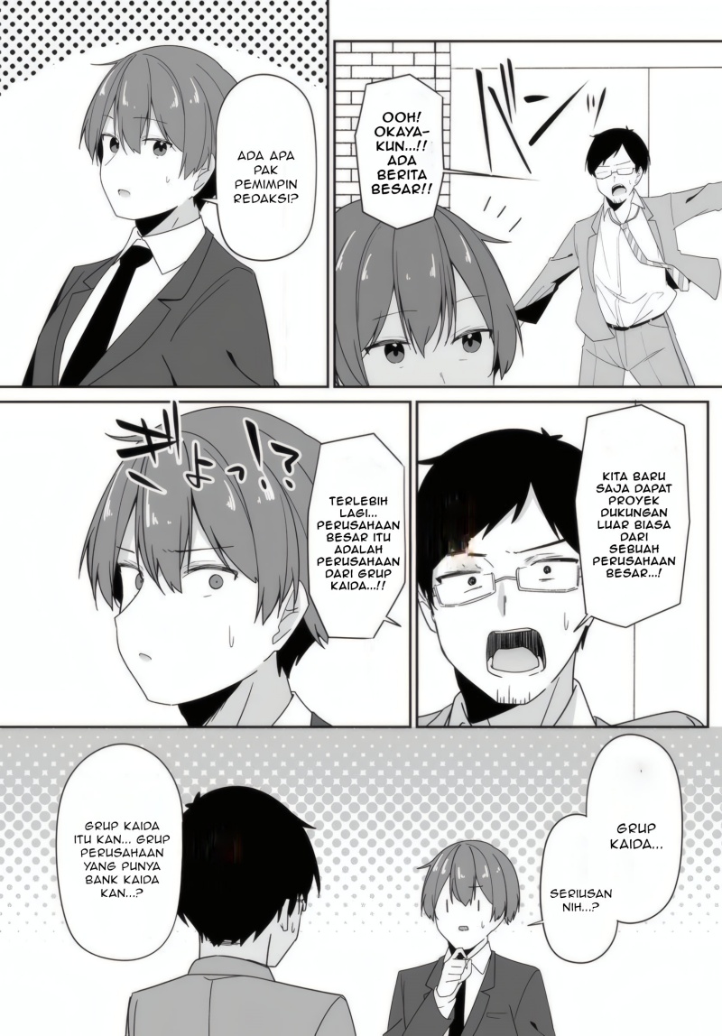 Madogiwa Henshuu to Baka ni Sareta Ore ga, Futago JK to Doukyo suru Koto ni Natta Chapter 6.1 - halaman 14