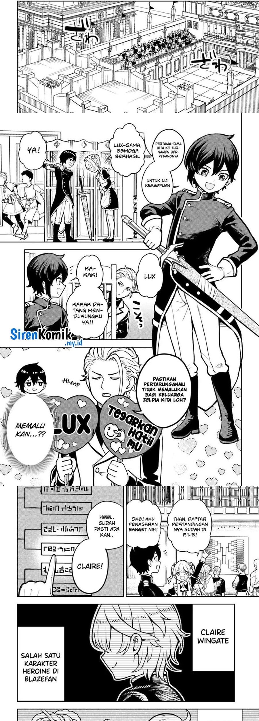 Magan no Akuyaku ni Tensei Shita no de Oshi Chara o Mimamoru Mob o Mezashimasu Chapter 6.1 - halaman 3