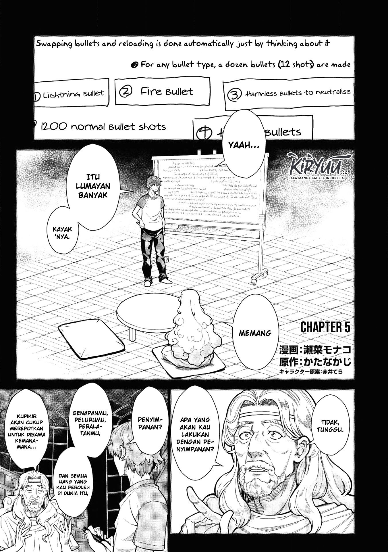 Magan to Dangan o Tsukatte Isekai o Buchinuku! Chapter 5 - halaman 2