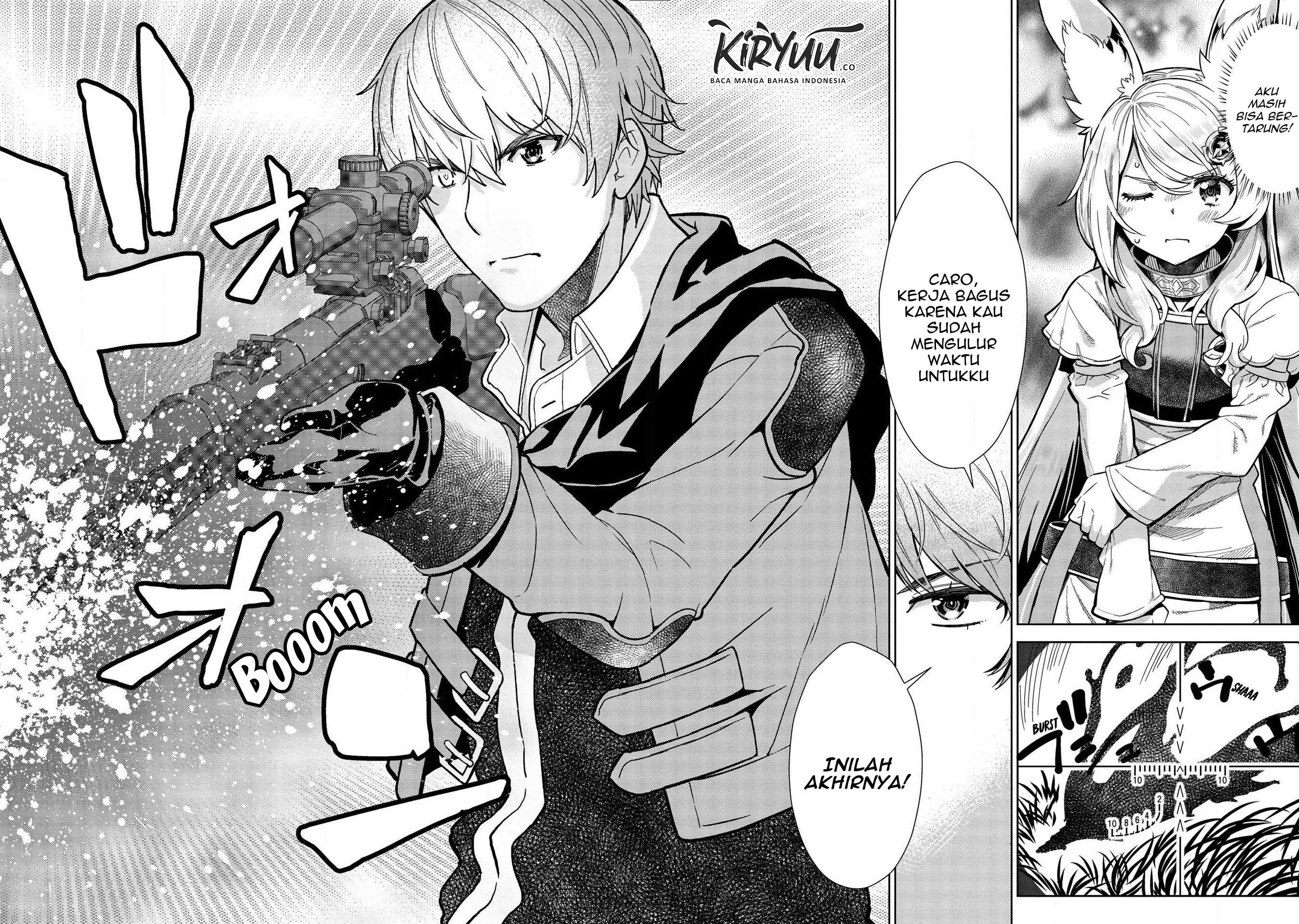 Magan to Dangan o Tsukatte Isekai o Buchinuku! Chapter 9.4 - halaman 7