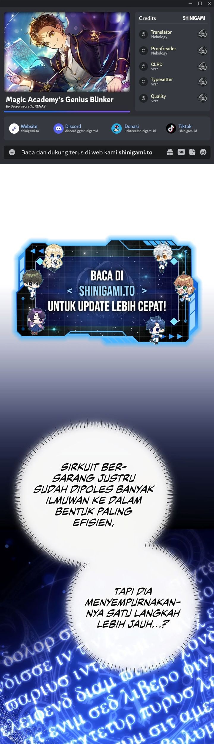 Magic Academy’s Genius Blinker Chapter 69 - halaman 1