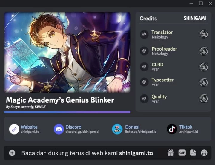 Magic Academy’s Genius Blinker Chapter 74 - halaman 1