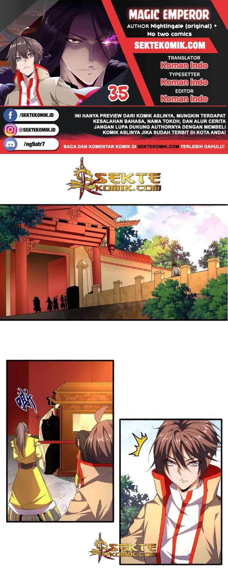 Magic Emperor Chapter 35 - halaman 1