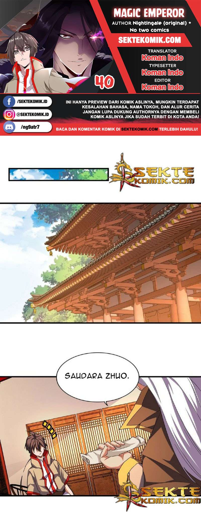 Magic Emperor Chapter 40 - halaman 1