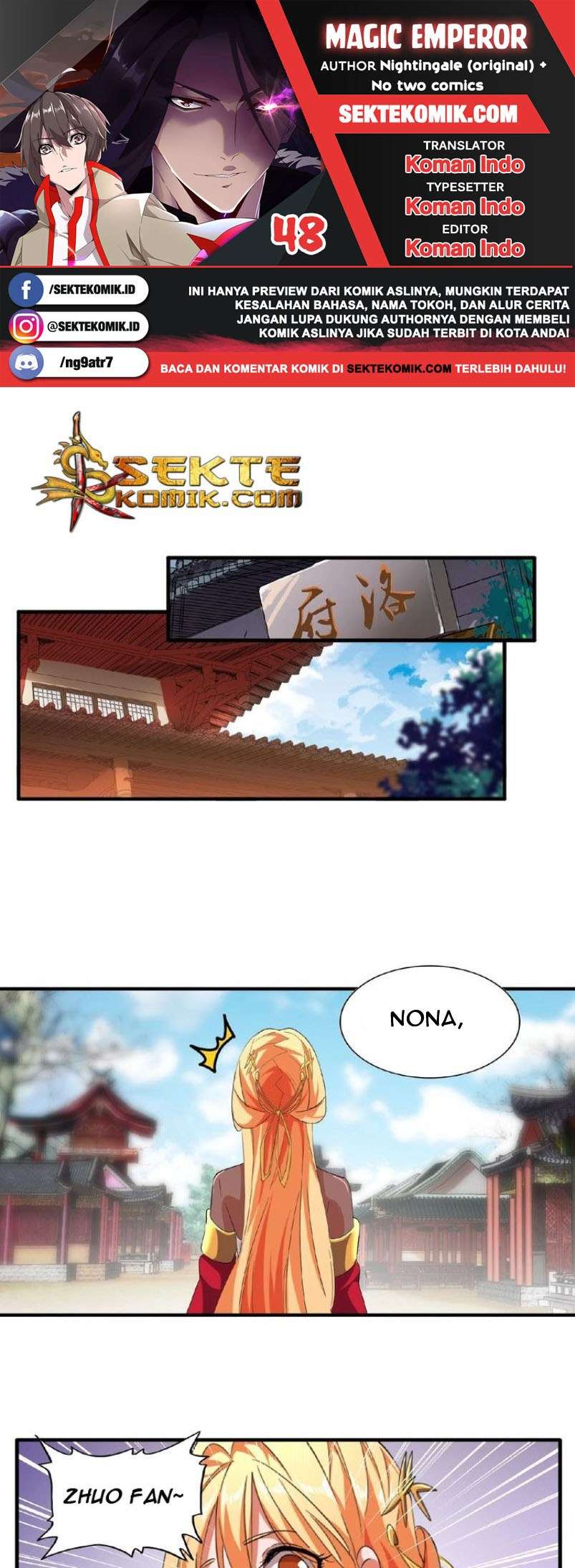 Magic Emperor Chapter 48 - halaman 1
