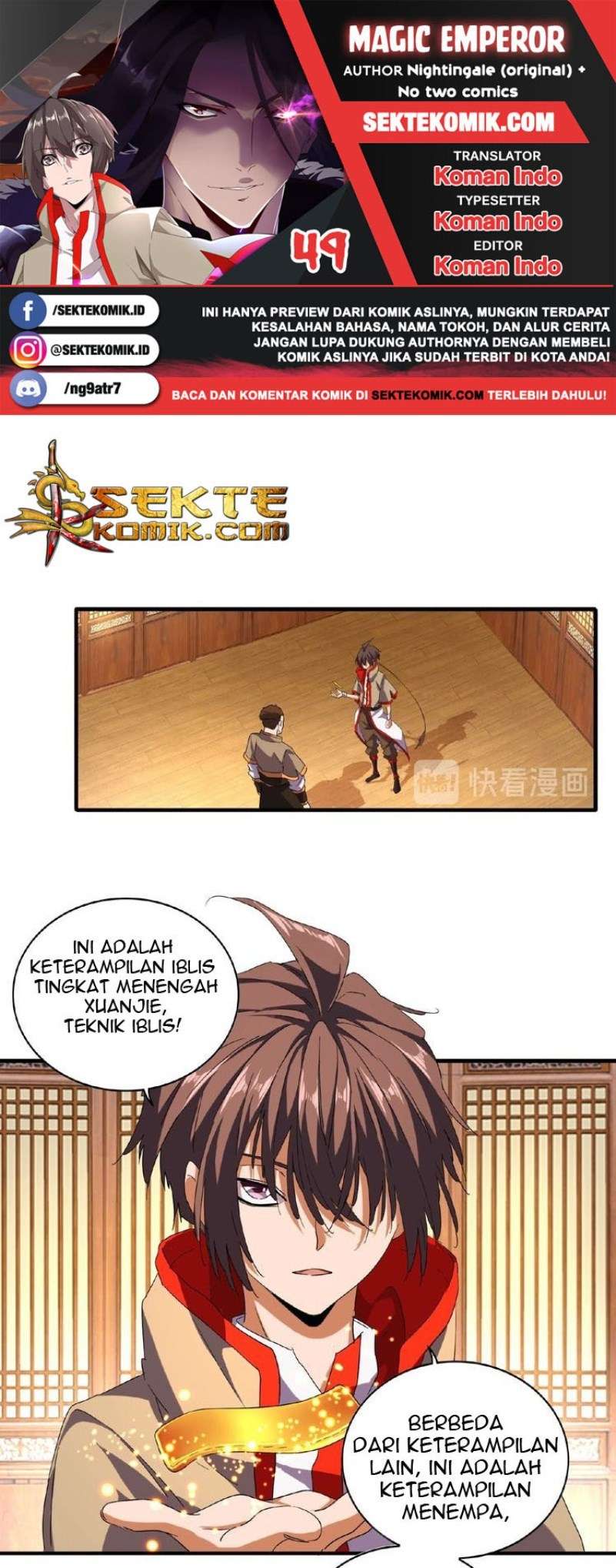 Magic Emperor Chapter 49 - halaman 1