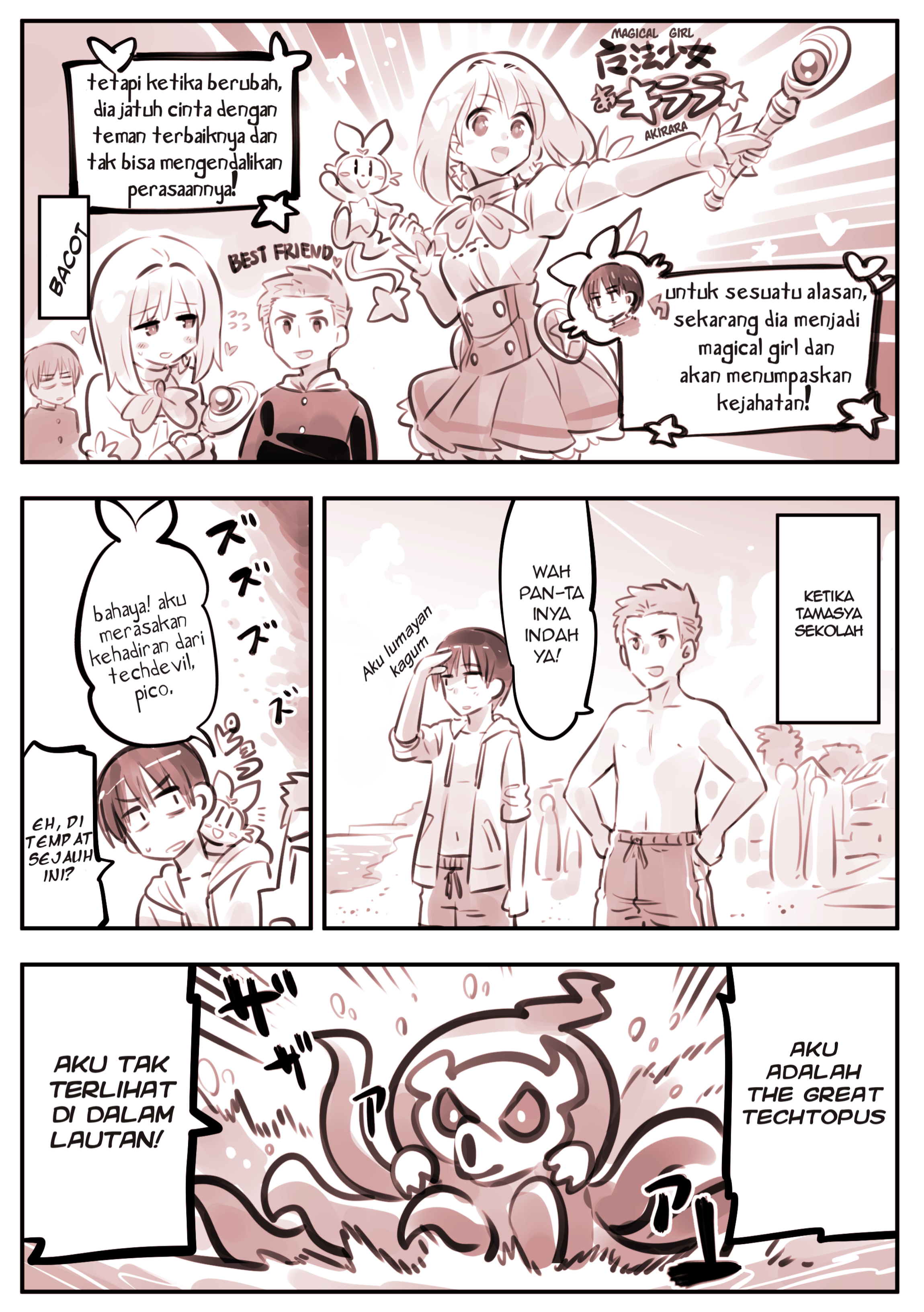 Magical Girl Akirara ☆ Chapter 7 - halaman 1