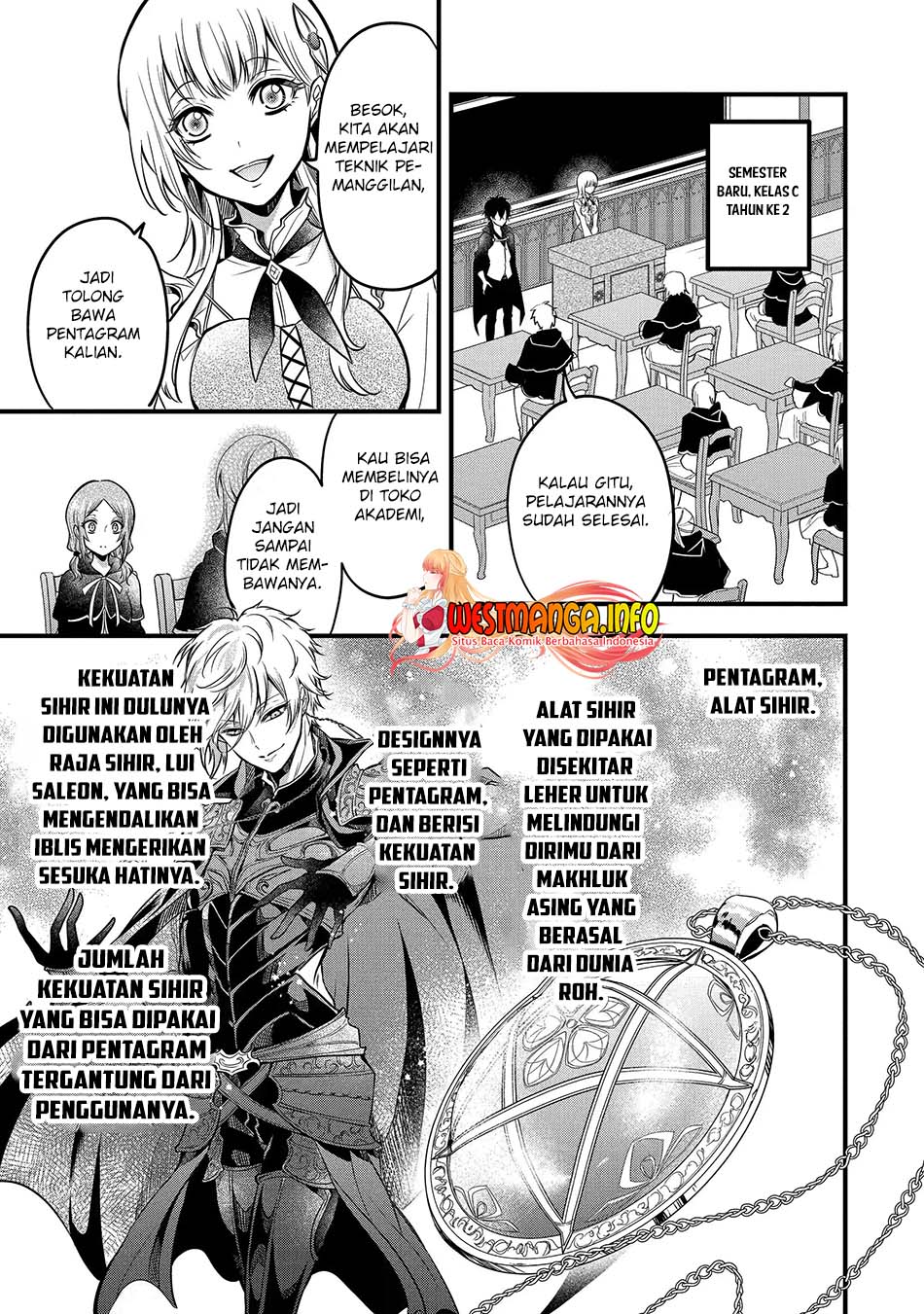Mahou Shoujo Gakuen no Suketto Kyoushi Chapter 17.1 - halaman 9