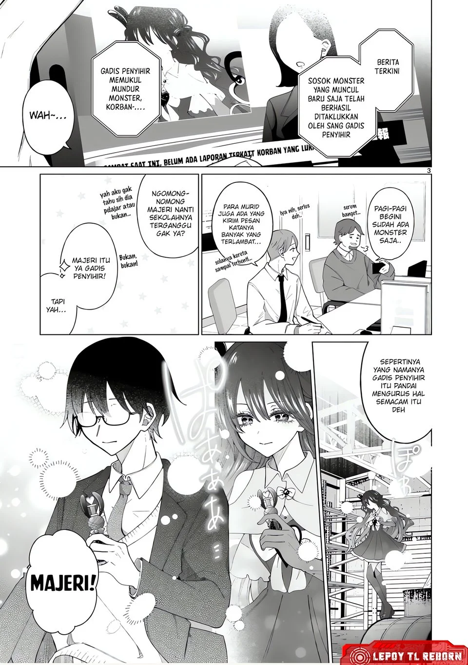 Mahou Shoujo ni Yasashii Gal Chapter 3 - halaman 3