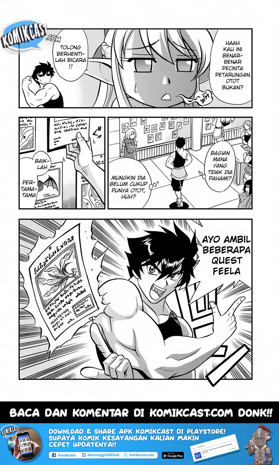Mahou? Sonna Koto yori Kinniku da! Chapter 3 - halaman 34